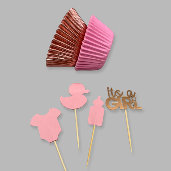 IT'S A GIRL Cupcake Kit
