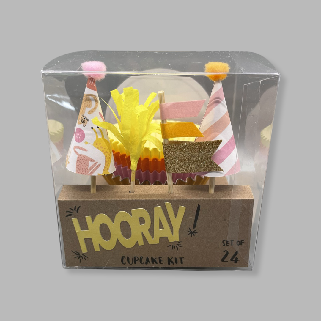 CORAL HOORAY Cupcake Kit