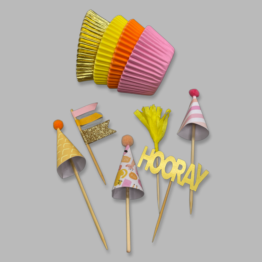 CORAL HOORAY Cupcake Kit