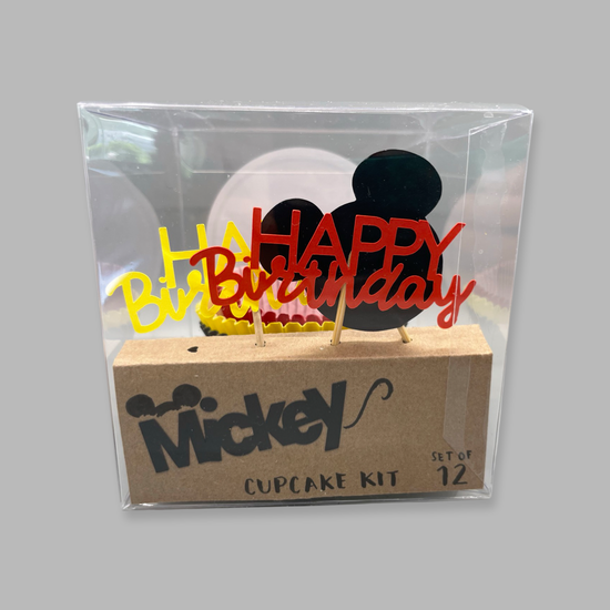 MICKEY BIRTHDAY Cupcake Kit