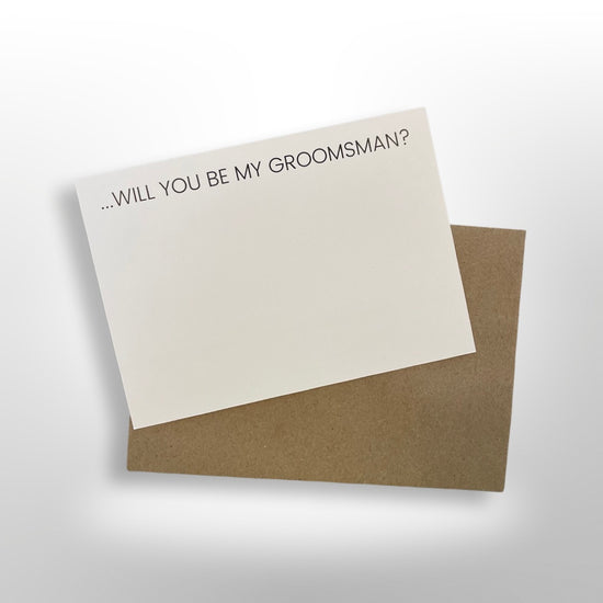 Groomsman Proposal Cards